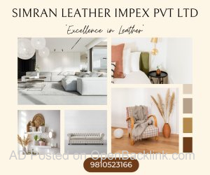 Top Leather Furniture Manufacturer in Delhi | Hotel | Interior | Restaurant | Cafe | Banquette