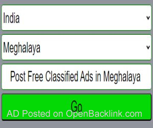 Your Premier Choice for Free Classified Ads in Meghalaya